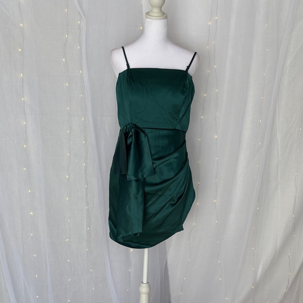 Francesca's Collections Teal Mini Dress